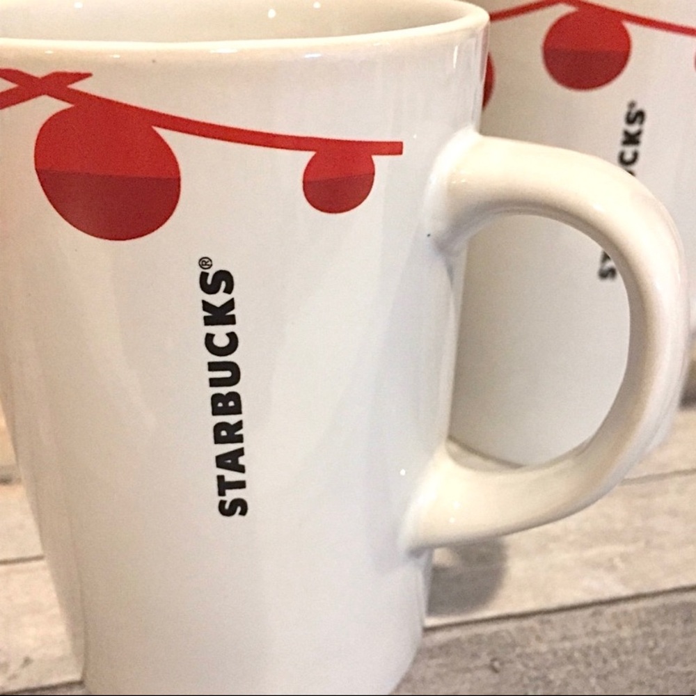 Coffee Mugs Starbucks Holiday Set Of 2 Christmas